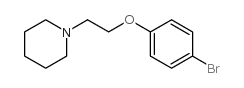 1-(2-(4-溴苯氧基)乙基)哌啶结构式