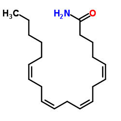 (5Z,8Z,11Z,14Z)-5,8,11,14-Icosatetraenamide Structure