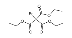 bromo-methanetricarboxylic acid triethyl ester Structure