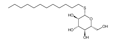 n-Dodecyl-β-D-glucopyranosid structure