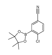 2-氯-5-氰基苯硼酸频呢醇酯图片