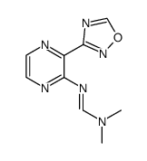 2-(N,N-dimethylaminomethyleneamino)-3-(1',2',4'-oxadiazolyl-3')pyrazine结构式