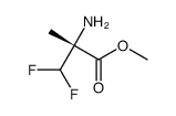 Alanine, 3,3-difluoro-2-methyl-, methyl ester (9CI)结构式