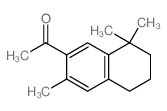 1-(3,8,8-trimethyltetralin-2-yl)ethanone Structure