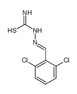 [(2,6-dichlorophenyl)methylideneamino]thiourea Structure