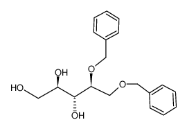 (2R,3R,4S)-4,5-bis(benzyloxy)pentane-1,2,3-triol结构式
