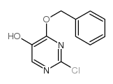 4-苄氧基-2-氯-5-羟基嘧啶结构式