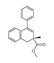 (R)-2-methyl-2-carbomethoxy-4-phenyl-1,2-dihydronaphthalene Structure