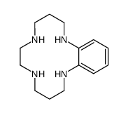 2,6,9,13-tetrazabicyclo[12.4.0]octadeca-1(18),14,16-triene结构式