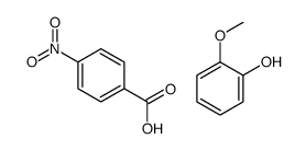 2-methoxyphenol,4-nitrobenzoic acid Structure