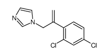 1-[2-(2,4-dichlorophenyl)prop-2-enyl]imidazole结构式