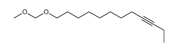 12-(methoxymethoxy)dodec-3-yne结构式