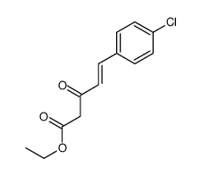 ethyl 5-(4-chlorophenyl)-3-oxopent-4-enoate结构式