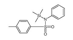4-methyl-N-phenyl-N-trimethylsilylbenzenesulfonamide结构式