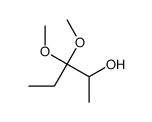 3,3-dimethoxypentan-2-ol结构式