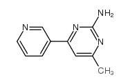 4-甲基-6-吡啶-3-嘧啶-2-胺结构式