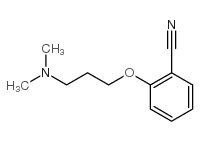 2-[3-(二甲基氨基)丙氧基]苯甲腈结构式