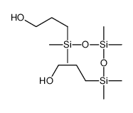 3-[[[3-hydroxypropyl(dimethyl)silyl]oxy-dimethylsilyl]oxy-dimethylsilyl]propan-1-ol结构式