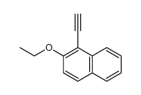 Naphthalene, 2-ethoxy-1-ethynyl Structure