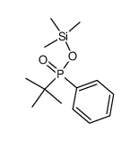 trimethylsilyl tert-butylphenylphosphinate Structure