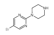 5-溴-2-(哌嗪-1-基)嘧啶结构式