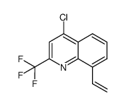 4-chloro-2-trifluoromethyl-8-vinyl-quinoline Structure
