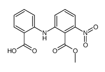 2-(2-Carboxy-phenylamino)-6-nitro-benzoic acid methyl ester Structure