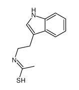 N-[2-(1H-Indol-3-yl)ethyl]ethanethioamide Structure