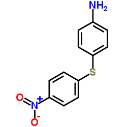 4-氨基-4'-硝基二苯硫醚结构式