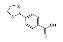4-(1,3-二硫烷-2-基)苯甲酸结构式