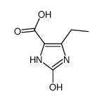 (9ci)-5-乙基-2,3-二氢-2-氧代-1H-咪唑-4-羧酸结构式