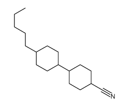 4'-Pentyl-1,1'-bi(cyclohexyl)-4-carbonitrile结构式