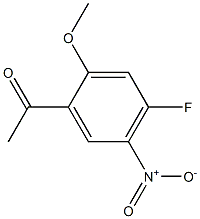 1-(4-Fluoro-2-methoxy-5-nitro-phenyl)-ethanone Structure