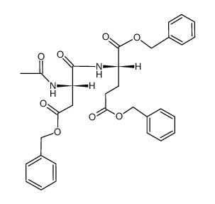 Ac-Asp(Bzl)-Glu(Bzl)2 Structure