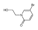 5-bromo-1-(2-hydroxyethyl)pyridin-2(1H)-one Structure