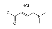 (E)-4-(dimethylamino)but-2-enoyl chloride Structure