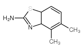 2-氨基-4,5-二甲基苯并[d]噻唑结构式