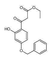 ethyl 3-(2-hydroxy-4-phenylmethoxyphenyl)-3-oxopropanoate结构式