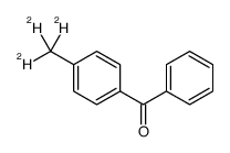 phenyl-[4-(trideuteriomethyl)phenyl]methanone Structure