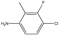 4-Chloro-3-fluoro-2-methyl-phenylamine Structure