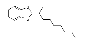 2-(decan-2-yl)benzo[d][1,3]dithiole结构式