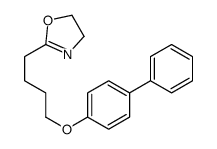 2-[4-(4-phenylphenoxy)butyl]-4,5-dihydro-1,3-oxazole结构式