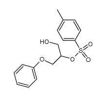 1-hydroxy-3-phenoxypropan-2-yl 4-methylbenzenesulfonate Structure