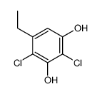 2,4-dichloro-5-ethylbenzene-1,3-diol结构式