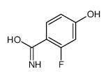 2-氟-4-羟基苯甲酰胺结构式