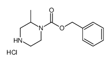 benzyl 2-methylpiperazine-1-carboxylate,hydrochloride Structure