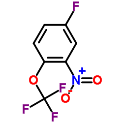 4-Fluoro-2-nitro-1-(trifluoromethoxy)benzene Structure