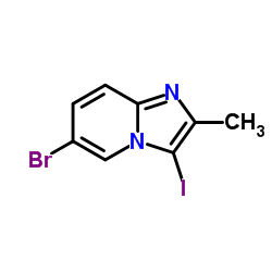 6-bromo-3-iodo-2-methylH-imidazo[1,2-a]pyridine Structure