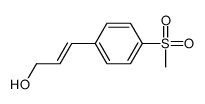 3-(4-methylsulfonylphenyl)prop-2-en-1-ol Structure