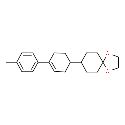 1,4-Dioxaspiro[4.5]decane, 8-[4-(4-methylphenyl)-3-cyclohexen-1-yl]- Structure